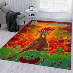Rick And Morty 127 Area Rug Living Room And Bed Room Rug Rug Regtangle Carpet Floor Decor Home Decor