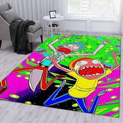 Rick And Morty 128 Area Rug Living Room And Bed Room Rug Rug Regtangle Carpet Floor Decor Home Decor