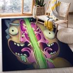 rick and morty 132 area rug living room and bed room rug rug regtangle carpet floor decor home decor 0