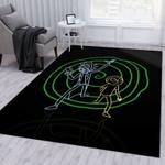 rick and morty 16 area rug living room and bed room rug rug regtangle carpet floor decor home decor 0