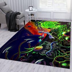Rick And Morty 19 Area Rug Living Room And Bed Room Rug Rug Regtangle Carpet Floor Decor Home Decor