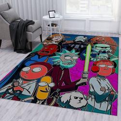 Rick And Morty 21 Area Rug Living Room And Bed Room Rug Rug Regtangle Carpet Floor Decor Home Decor