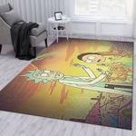 rick and morty 22 area rug living room and bed room rug rug regtangle carpet floor decor home decor 0