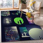 rick and morty 25 area rug living room and bed room rug rug regtangle carpet floor decor home decor 0