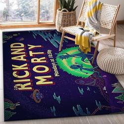 Rick And Morty 35 Area Rug Living Room And Bed Room Rug Rug Regtangle Carpet Floor Decor Home Decor