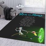 rick and morty 53 area rug living room and bed room rug rug regtangle carpet floor decor home decor 0