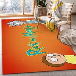 Rick And Morty 57 Area Rug Living Room And Bed Room Rug Rug Regtangle Carpet Floor Decor Home Decor