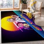 rick and morty 59 area rug living room and bed room rug rug regtangle carpet floor decor home decor 0