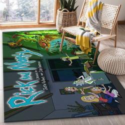 Rick And Morty 6 Area Rug Living Room And Bed Room Rug Rug Regtangle Carpet Floor Decor Home Decor