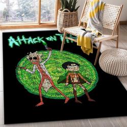 Rick And Morty 60 Area Rug Living Room And Bed Room Rug Rug Regtangle Carpet Floor Decor Home Decor