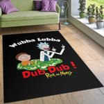 rick and morty 63 area rug living room and bed room rug rug regtangle carpet floor decor home decor 0