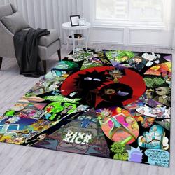 Rick And Morty 76 Area Rug Living Room And Bed Room Rug Rug Regtangle Carpet Floor Decor Home Decor