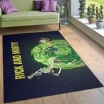 rick and morty 98 area rug living room and bed room rug rug regtangle carpet floor decor home decor 0