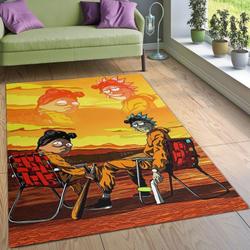 Rick And Morty Breaking Bad Area Rug Living Room And Bed Room Rug Rug Regtangle Carpet Floor Decor Home Decor