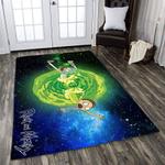 rick and morty dimension nice gift area rug living room rug home decor 0