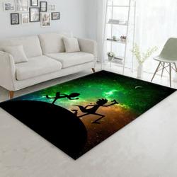 Rick And Morty Galaxy Area Rug Living Room And Bed Room Rug Rug Regtangle Carpet Floor Decor Home Decor