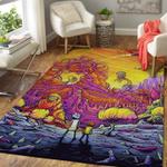 rick and morty rug ram01 rug regtangle carpet floor decor home decor 0