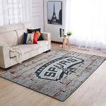 san antonio spurs area rug nba basketball team logo carpet living room rugs rug regtangle carpet floor decor home decor v1732 0