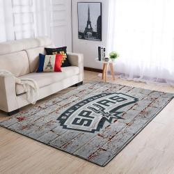 NBA San Antonio Spurs Rectangle Rug Personalized Non-Slip Carpet Gift For Basketball Fans V1732