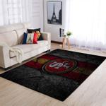 san francisco 49ers area rug nfl football team logo carpet living room rugs rug regtangle carpet floor decor home decor v574 0