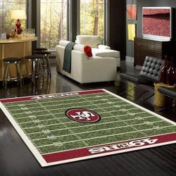 NFL San Francisco 49ers Rectangle Rug Personalized Non-Slip Carpet Gift For Football Fans V592