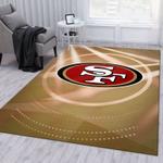 san francisco 49ers nfl 13 area rug living room and bed room rug rug regtangle carpet floor decor home decor 0