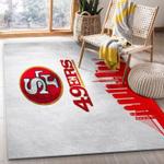 san francisco 49ers nfl 36 area rug living room and bed room rug rug regtangle carpet floor decor home decor 0