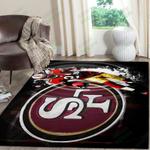 san francisco 49ers super bowl football area rug floor decor the us decor v3 0