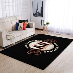 MLB San Francisco Giants Team Logo Area Living Room Rug V1077
