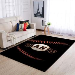 MLB San Francisco Giants Team Logo Area Living Room Rug V1084