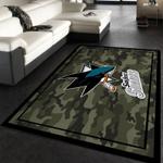 san jose sharks nhl 1 area rug living room and bed room rug rug regtangle carpet floor decor home decor 0