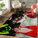 santa and jack skellington area rug living room rug home decor christmas movie ofd 07114 0