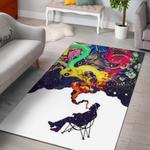 scary clown pattern print area rug living room rug home decor 0