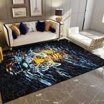 scary clown print pattern area rug living room rug home decor 0
