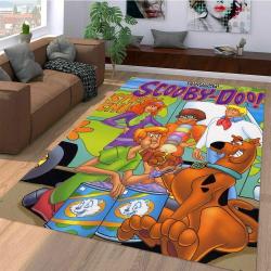 Scooby Doo Area Rug Non-Slip Cartoon Carpet Home Decor Gift Idea For Fans
