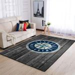 seattle mariners mlb area rugs baseball living room carpet team logo wooden home rug regtangle carpet floor decor home decor 0