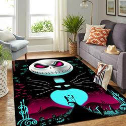 Jack Skellington And Sally Rug Nightmare Before Christmas Rug Cartoon Rug