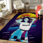 selena gomez artwork music synthwave 80s art for fans area rug living room carpet rug regtangle carpet floor decor home decor 0