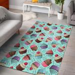 shih tzu dog print pattern area rug living room rug home decor 0