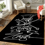 slash skull guitars music art for fans area rug living room carpet rug regtangle carpet floor decor home decor 0