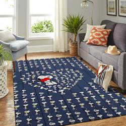 Snoopy Dog Peanuts Area Rug Non-Slip Cartoon Carpet Home Decor Gift Idea For Fans