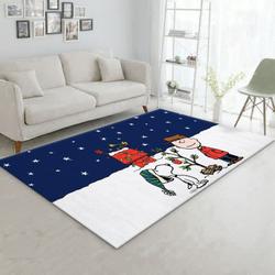 Snoopy Snow Area Rug Living Room And Bed Room Rug Rug Regtangle Carpet Floor Decor Home Decor