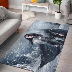 Snow Trees Cgi Long Hair Artwork Marvel Comics Rug Living Room Rug Home Decor