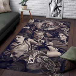 Sons Of Anarchy Area Rug Living Room Rug Home Decor Movie Floor Decor 02111