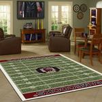 south carolina gamecocks home field area rug football team logo carpet living room rugs rug regtangle carpet floor decor home decor v17234 0
