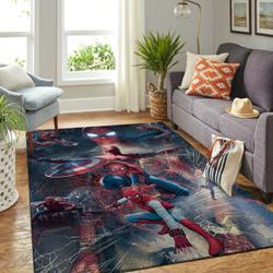 Spider Man Area Rug Living Room Rug Home Decor Marvel Superhero Floor Decor