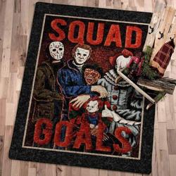 Squad Goals Horror Characters 190919 Halloween Area Rug Living Room Rug Home Decor Ofd