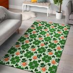 st patrick day leprechaun pattern print area rug living room rug home decor 0
