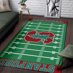 NCAA Stanford Cardinal Rug Carpet Living Room Rug Regtangle Carpet