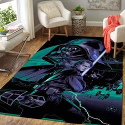 Star Wars Fans Darth Vader Area Rug Anakin Skywalker Movie Home Decor 